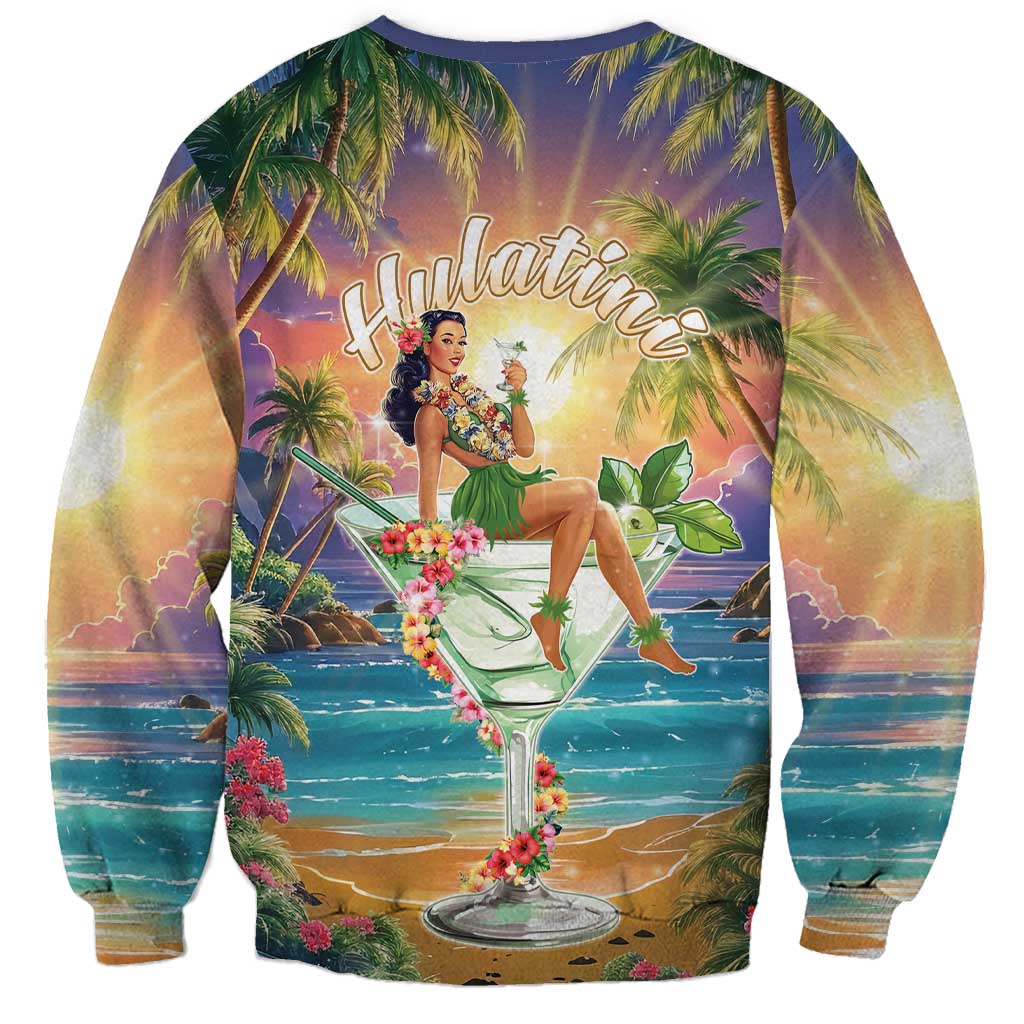 Aloha Hawaii Sweatshirt Hula Martini Tropical Vibes LT05 - Polynesian Pride