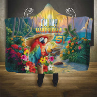 Hawaii Parrot Hooded Blanket Im Not Waiting Till 5 Oclock LT05 - Polynesian Pride