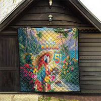 Hawaii Parrot Quilt Im Not Waiting Till 5 Oclock LT05 - Polynesian Pride