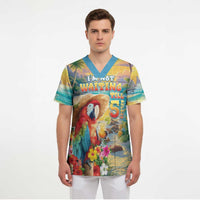 Hawaii Parrot Scrub Top Im Not Waiting Till 5 Oclock LT05 - Polynesian Pride