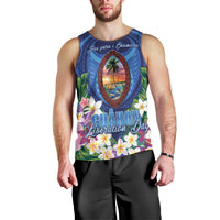Guam Liberation Day Men Tank Top Pas Para I Chamoru LT05 - Polynesian Pride