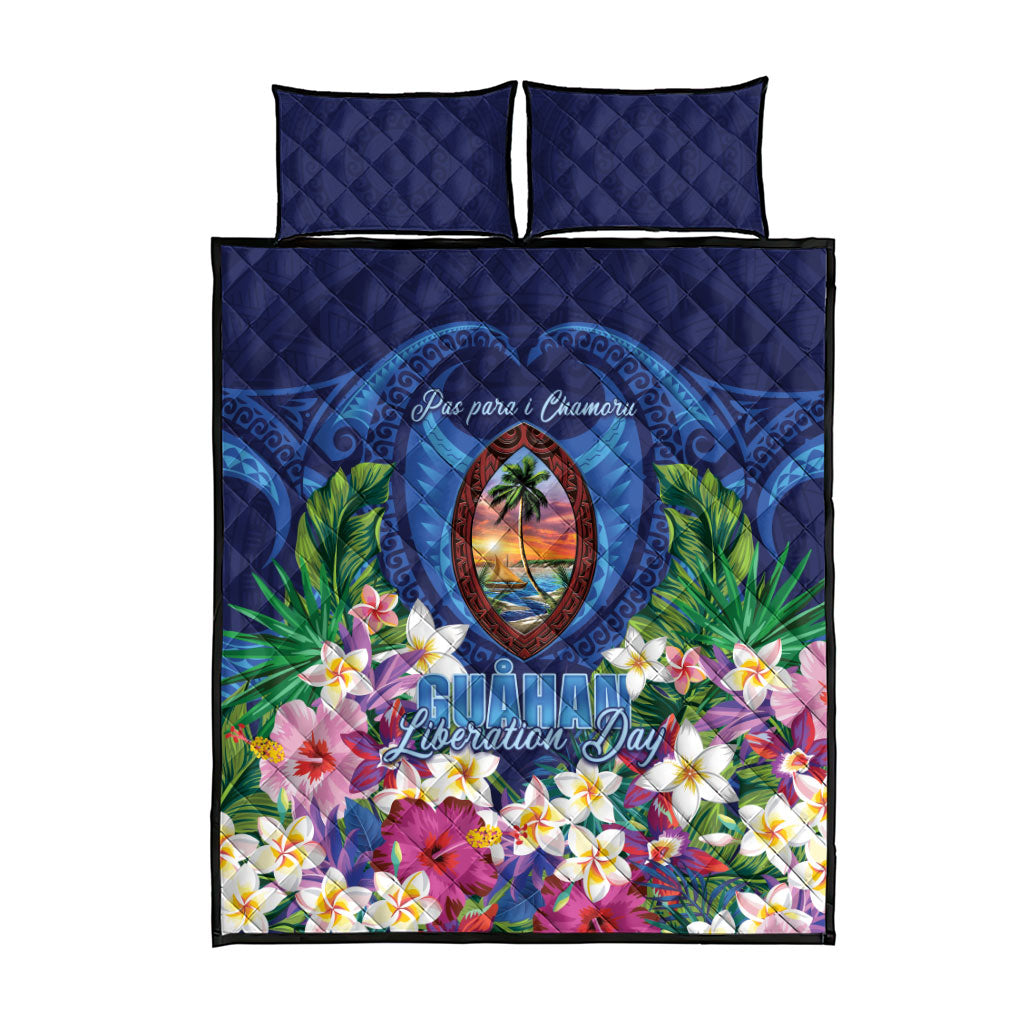 Guam Liberation Day Quilt Bed Set Pas Para I Chamoru LT05 - Polynesian Pride