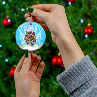 New Zealand Birds Christmas Ceramic Ornament Pohutukawa Xmas Tree LT05 - Polynesian Pride