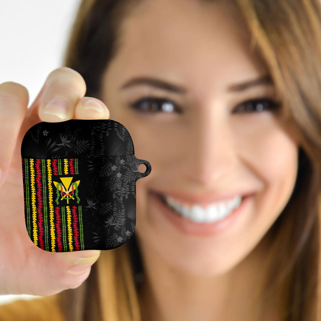 Hawaii Lei Kanaka Maoli Flag AirPods Case Tropical Vibes LT05 - Polynesian Pride