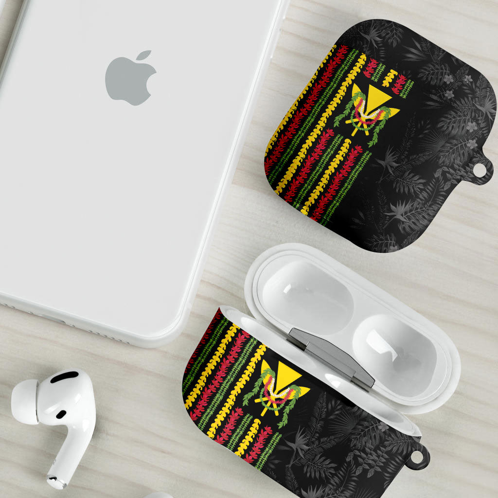 Hawaii Lei Kanaka Maoli Flag AirPods Case Tropical Vibes LT05 - Polynesian Pride
