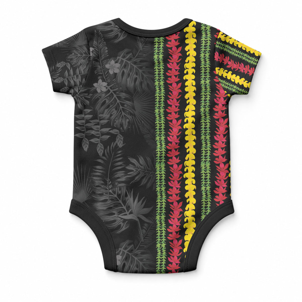 Hawaii Lei Kanaka Maoli Flag Baby Onesie Tropical Vibes LT05 - Polynesian Pride