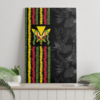 Hawaii Lei Kanaka Maoli Flag Canvas Wall Art Tropical Vibes LT05 - Polynesian Pride