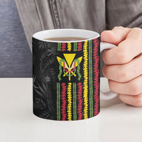 Hawaii Lei Kanaka Maoli Flag Ceramic Mug Tropical Vibes LT05 - Polynesian Pride