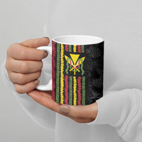Hawaii Lei Kanaka Maoli Flag Ceramic Mug Tropical Vibes LT05 - Polynesian Pride