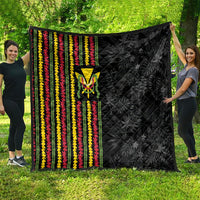 Hawaii Lei Kanaka Maoli Flag Quilt Tropical Vibes LT05 - Polynesian Pride