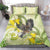 New Zealand Piwakawaka Fantail Bird Bedding Set With Kowhai Flowers