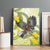 New Zealand Piwakawaka Fantail Bird Canvas Wall Art With Kowhai Flowers