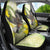 New Zealand Piwakawaka Fantail Bird Car Seat Cover With Kowhai Flowers