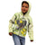 New Zealand Piwakawaka Fantail Bird Kid Hoodie With Kowhai Flowers