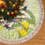 New Zealand Piwakawaka Fantail Bird Tree Skirt With Kowhai Flowers