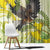 New Zealand Piwakawaka Fantail Bird Window Curtain With Kowhai Flowers