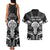 New Zealand Te Reo Maori Couples Matching Tank Maxi Dress and Hawaiian Shirt Korero Maori Ai Au