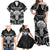 New Zealand Te Reo Maori Family Matching Off Shoulder Maxi Dress and Hawaiian Shirt Korero Maori Ai Au