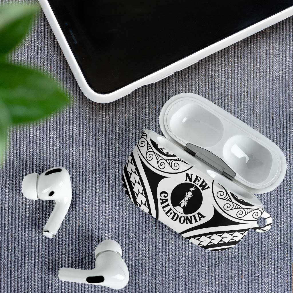 New Caledonia Day AirPods Case Polynesian Curves White Color LT05 - Polynesian Pride
