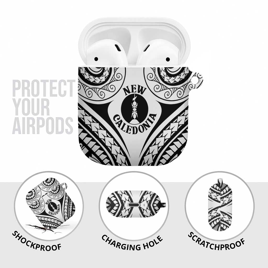 New Caledonia Day AirPods Case Polynesian Curves White Color LT05 - Polynesian Pride