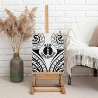 New Caledonia Day Canvas Wall Art Polynesian Curves White Color LT05 - Polynesian Pride