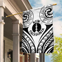 New Caledonia Day Garden Flag Polynesian Curves White Color LT05 House Flag White - Polynesian Pride