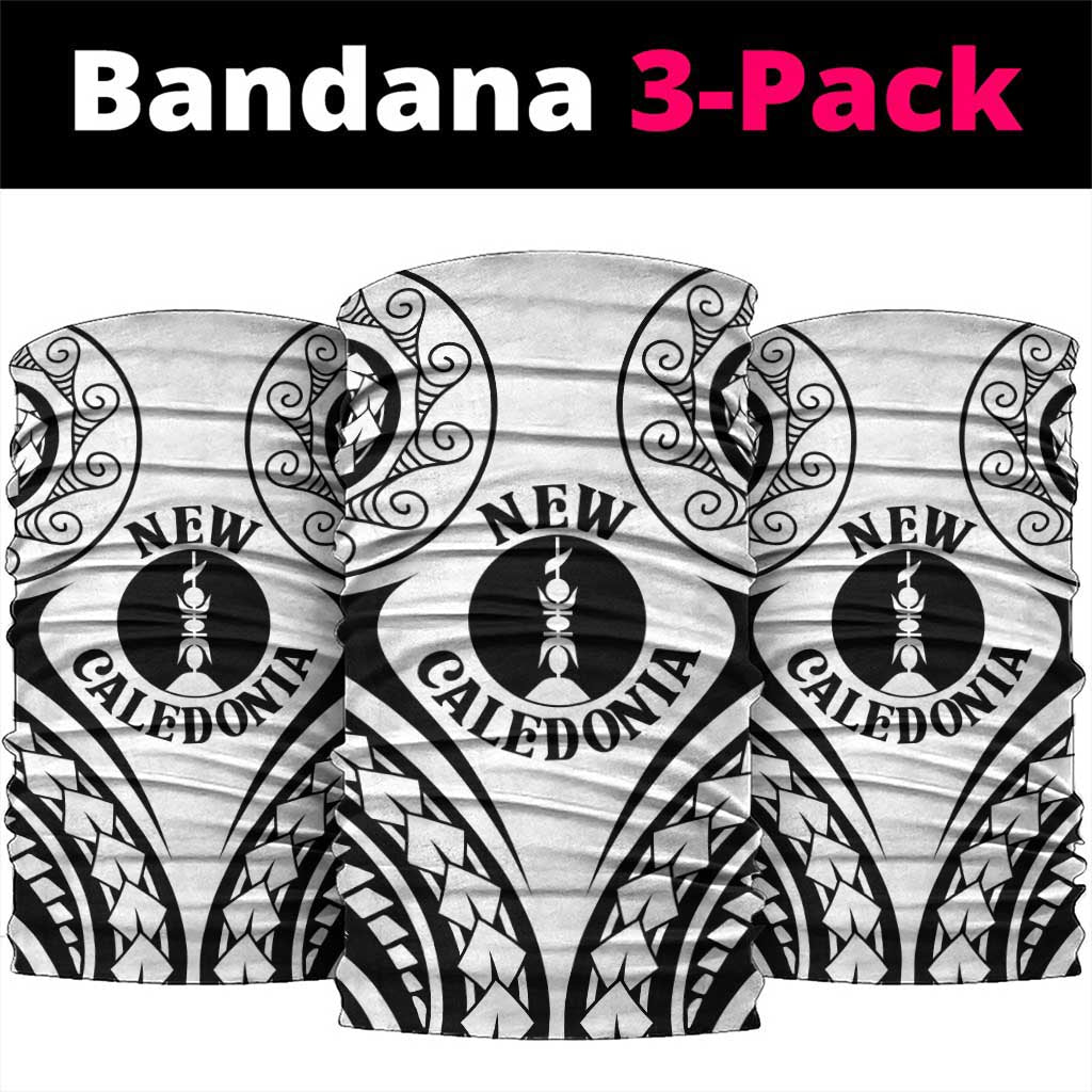 New Caledonia Day Neck Gaiter Polynesian Curves White Color LT05 package One Size: 25*50cm White - Polynesian Pride