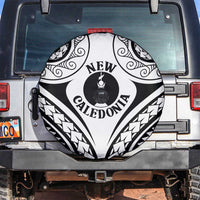 New Caledonia Day Spare Tire Cover Polynesian Curves White Color LT05 White - Polynesian Pride