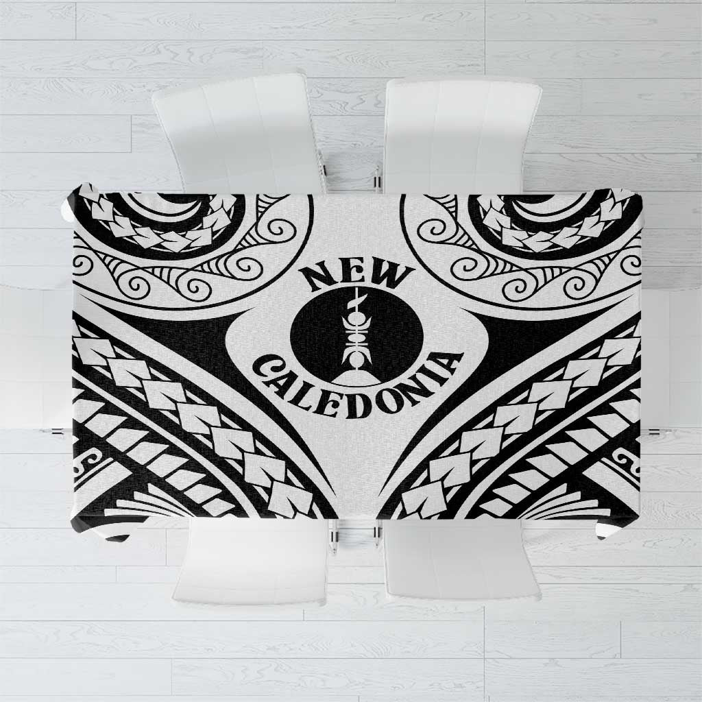 New Caledonia Day Tablecloth Polynesian Curves White Color LT05 White - Polynesian Pride
