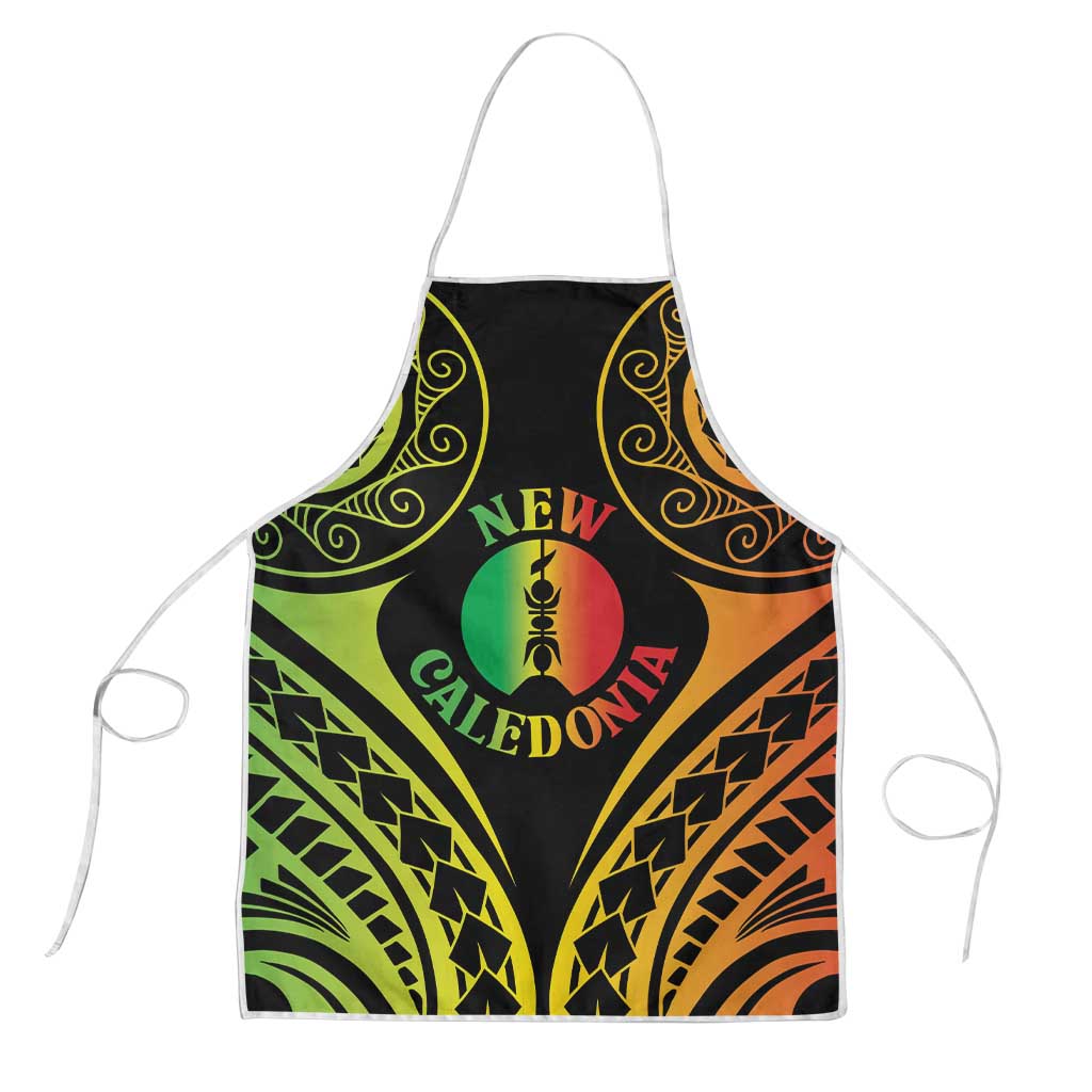 New Caledonia Day Apron Polynesian Curves Reggae Color LT05 Reggae - Polynesian Pride