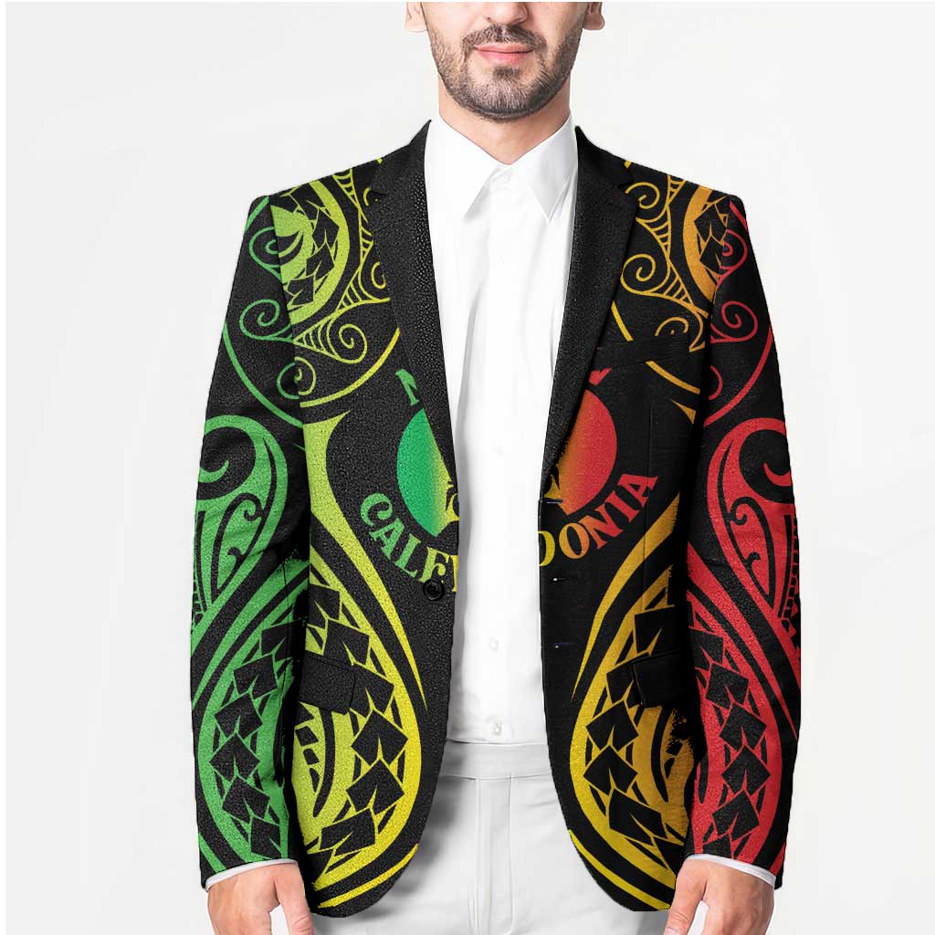 New Caledonia Day Blazer Polynesian Curves Reggae Color LT05 - Polynesian Pride