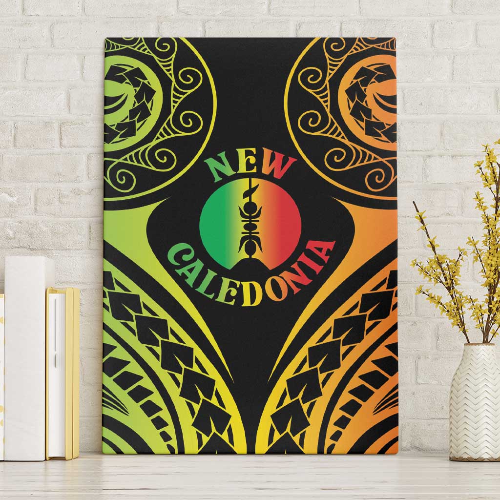 New Caledonia Day Canvas Wall Art Polynesian Curves Reggae Color LT05 Without Frame Reggae - Polynesian Pride