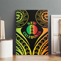 New Caledonia Day Canvas Wall Art Polynesian Curves Reggae Color LT05 - Polynesian Pride