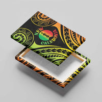 New Caledonia Day Canvas Wall Art Polynesian Curves Reggae Color LT05 - Polynesian Pride