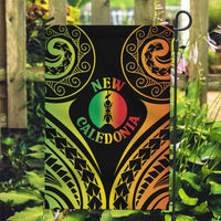 New Caledonia Day Garden Flag Polynesian Curves Reggae Color LT05 Garden Flag Reggae - Polynesian Pride