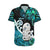 Aotearoa New Zealand Hawaiian Shirt Paua Shell Fern Koru With Maori Hei Tiki LT05 Green - Polynesian Pride