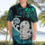 Aotearoa New Zealand Hawaiian Shirt Paua Shell Fern Koru With Maori Hei Tiki LT05 - Polynesian Pride