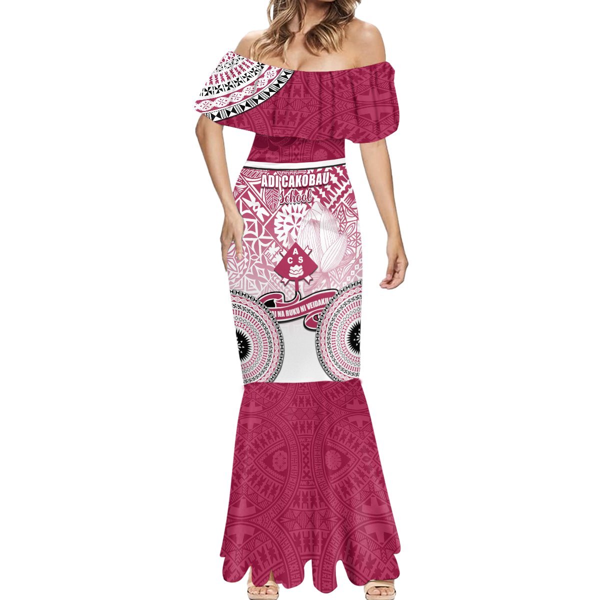 Adi Cakobau School Mermaid Dress 75th Anniversary LT05 - Polynesian Pride