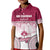 Personalized Adi Cakobau School Kid Polo Shirt With Fijian Tapa Pattern LT05 Kid Pink - Polynesian Pride