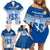 Personalized International School Suva Family Matching Off Shoulder Short Dress and Hawaiian Shirt With Fijian Tapa Pattern LT05 - Polynesian Pride