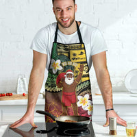Vanuatu Christmas Apron Ni-Van Santa Retro Style LT05 - Polynesian Pride