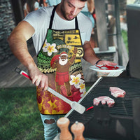 Vanuatu Christmas Apron Ni-Van Santa Retro Style LT05 - Polynesian Pride