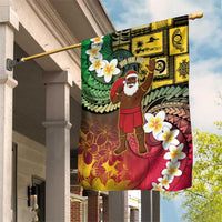 Vanuatu Christmas Garden Flag Ni-Van Santa Retro Style LT05 House Flag Colorful - Polynesian Pride