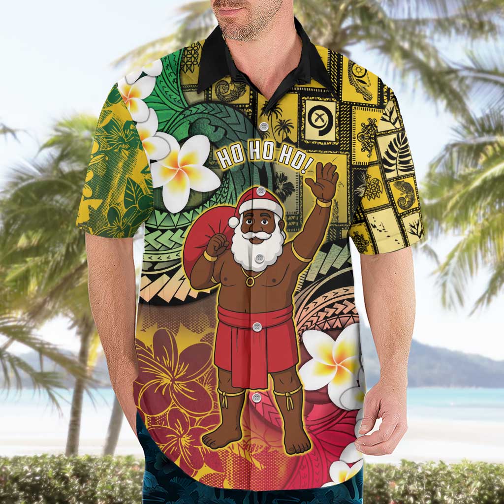 Vanuatu Christmas Hawaiian Shirt Ni-Van Santa Retro Style LT05 - Polynesian Pride