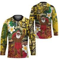 Vanuatu Christmas Hockey Jersey Ni-Van Santa Retro Style LT05 - Polynesian Pride
