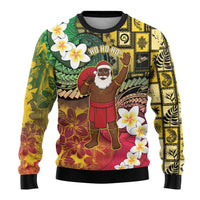 Vanuatu Christmas Ugly Christmas Sweater Ni-Van Santa Retro Style LT05 - Polynesian Pride