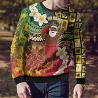 Vanuatu Christmas Ugly Christmas Sweater Ni-Van Santa Retro Style LT05 - Polynesian Pride