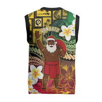 Vanuatu Christmas Knitted V-Neck Vest Ni-Van Santa Retro Style LT05 - Polynesian Pride