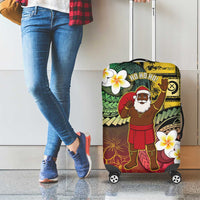 Vanuatu Christmas Luggage Cover Ni-Van Santa Retro Style LT05 - Polynesian Pride