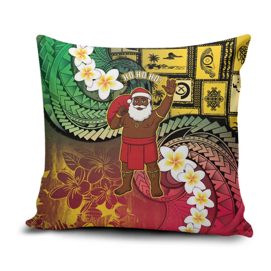 Vanuatu Christmas Pillow Cover Ni-Van Santa Retro Style LT05 Colorful - Polynesian Pride